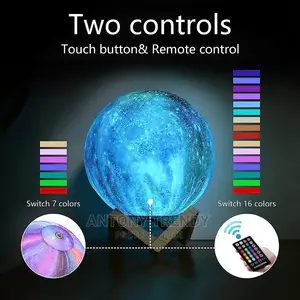 Mind-Glowing Moon Lamp - 3D