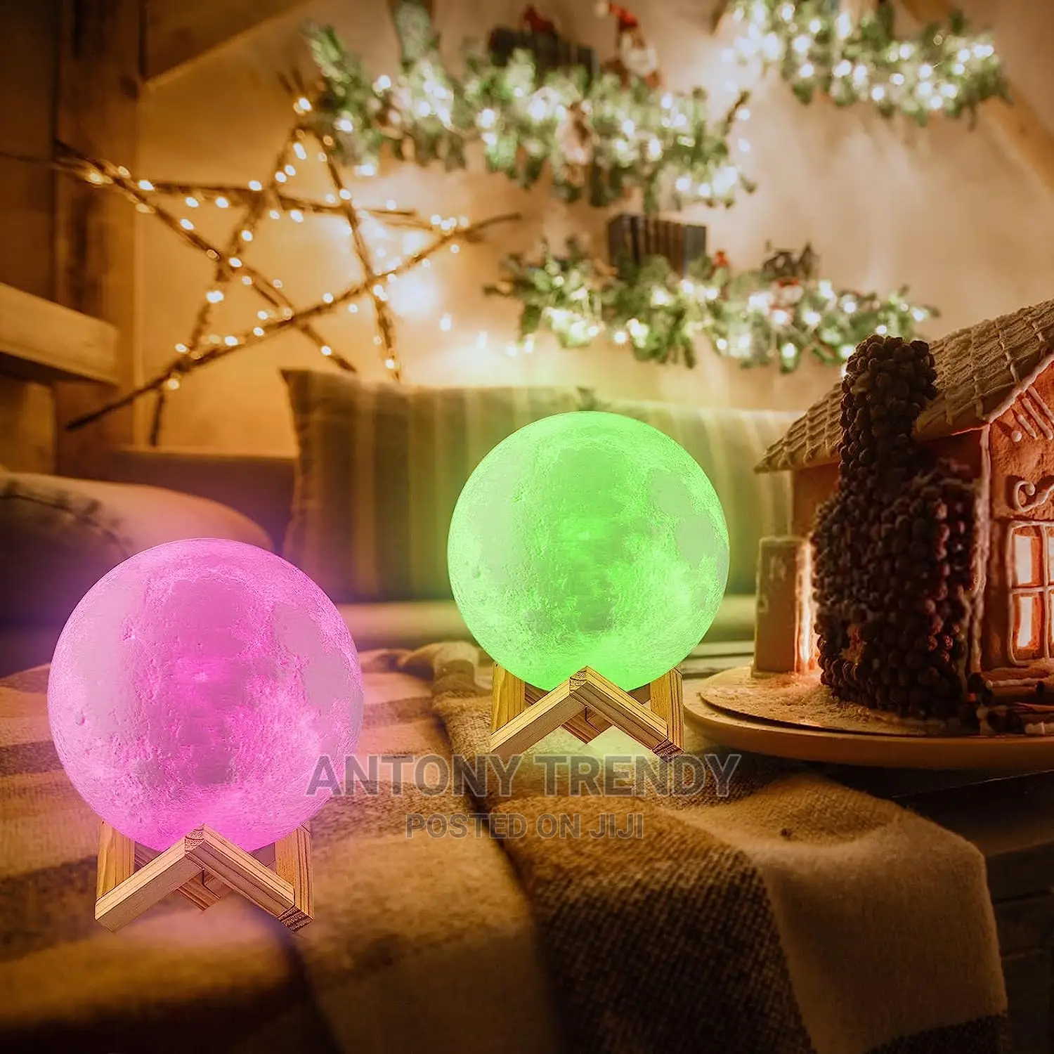 BRIGHTWORLD Moon Lamp Galaxy Lamp 5.9 Inch