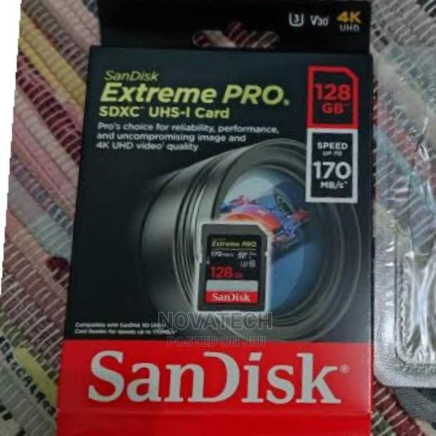 Sandisk Extreme PRO 256GB SDXC UHS-I Card 170 MBPS