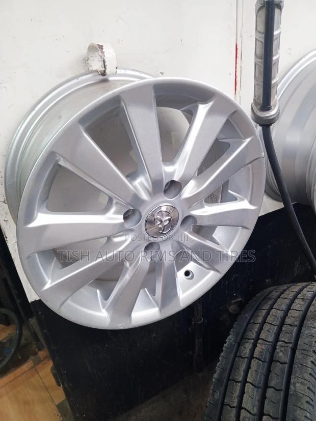 Silver Size 14 Inch Toyota Rims Set