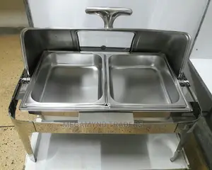 Roll Top Chaffing Dish / Rectangle Roll Top Chaffing Dish