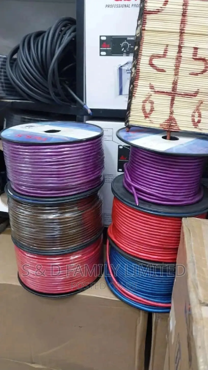 3 Core Microphone Cables