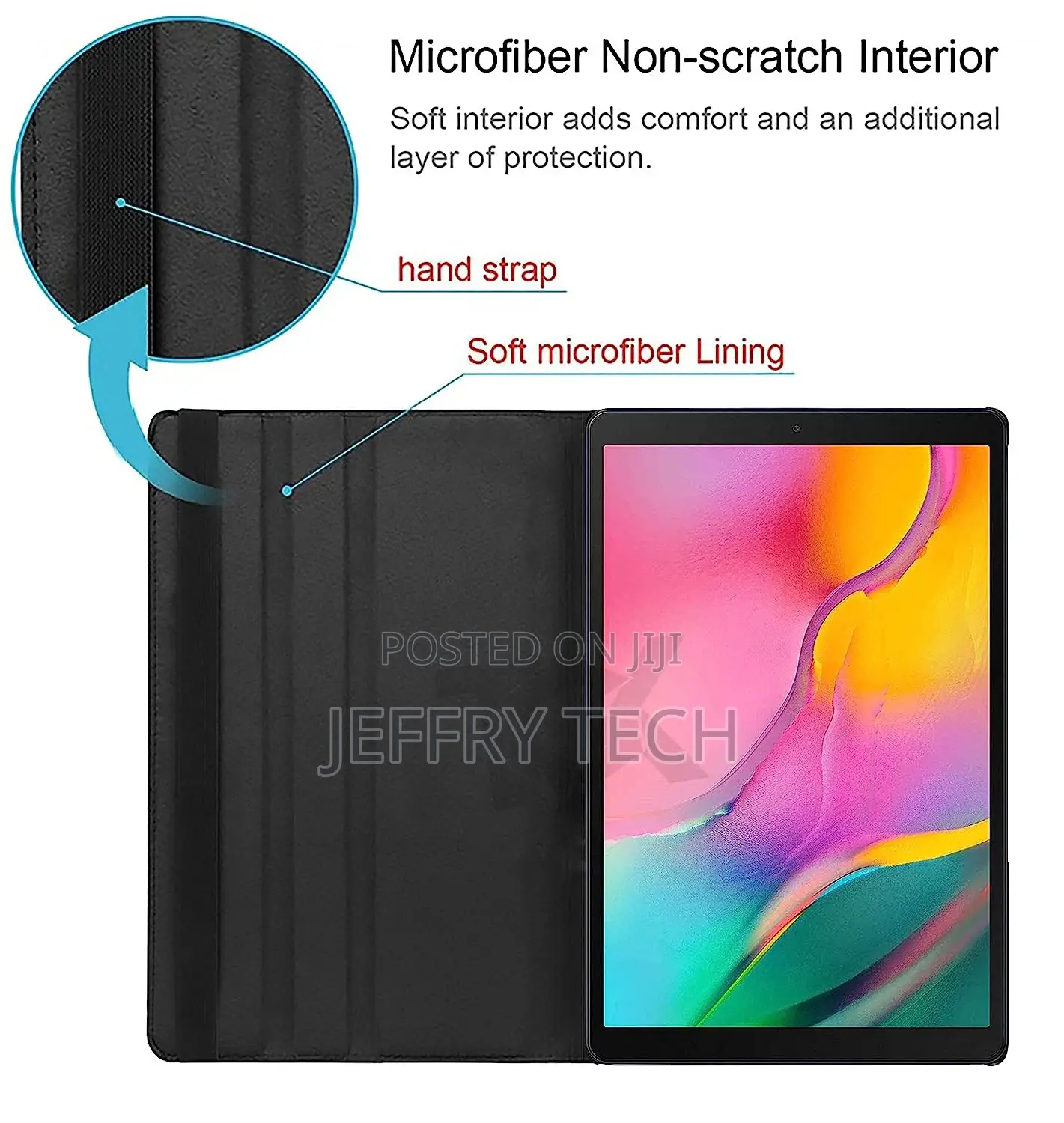 Swivel Stand Case Cover for Nokia Tab T20 10.4 Inch Tablet/N