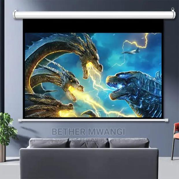 Electric Motorised Rool Down Projector Screen (HDTV) - thumbnail 3