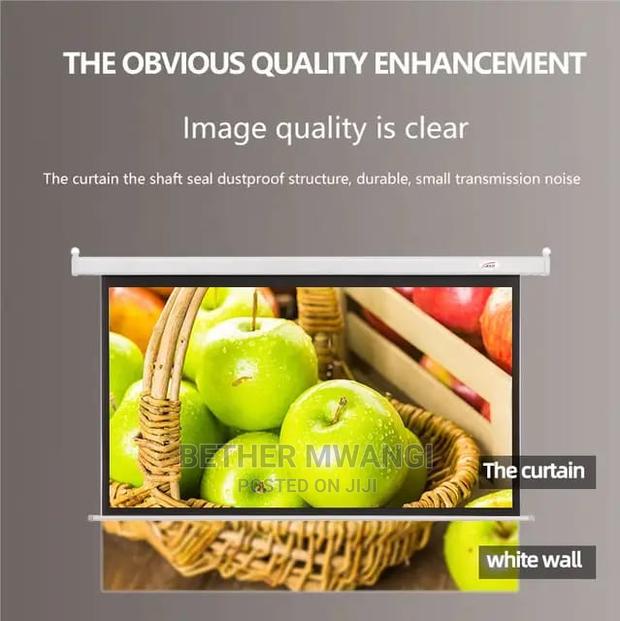 Electric Motorised Rool Down Projector Screen (HDTV) - thumbnail 4