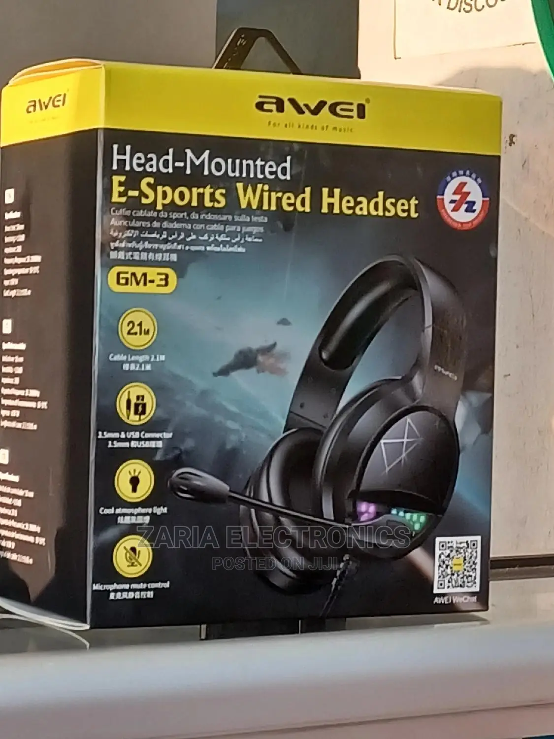 Awei Sports/Pc Wired Headphones