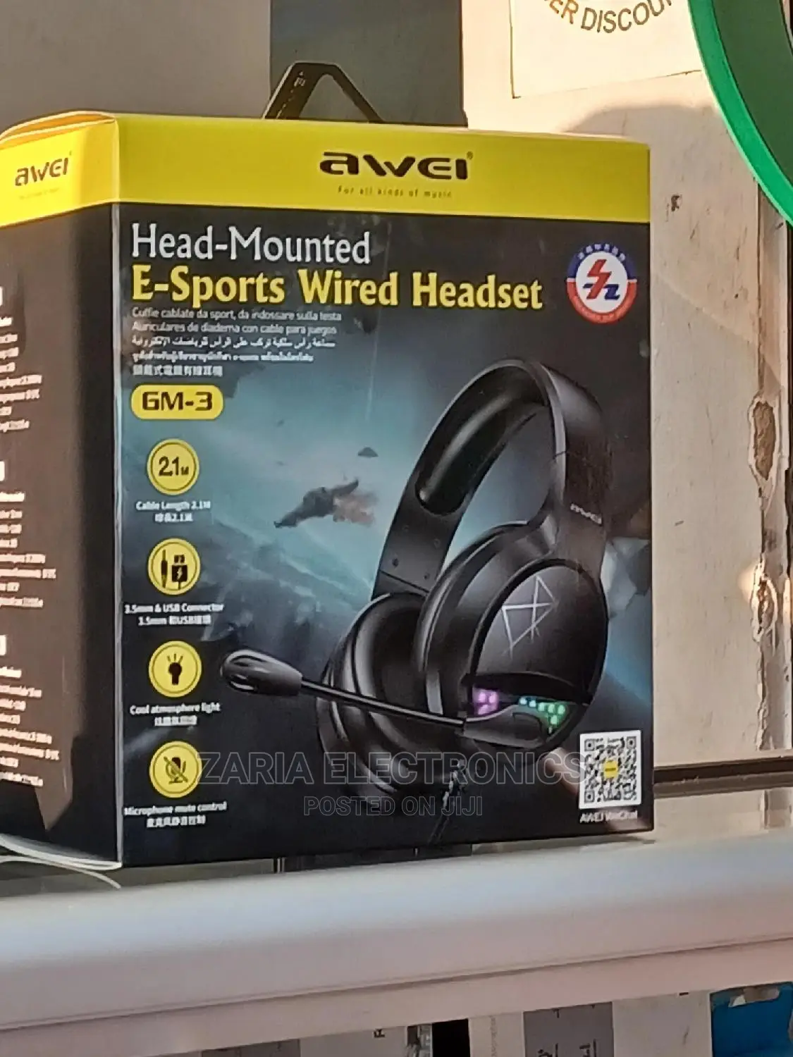Awei Sports/Pc Wired Headphones