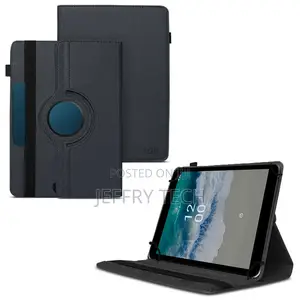 360 Degree Rotating Leather Case Cover for Nokia T10 8 Inc