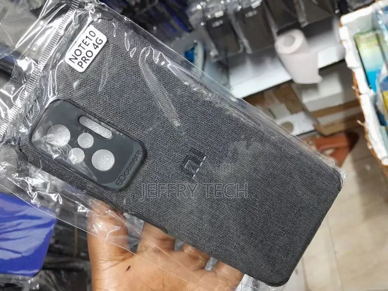 Woven Soft Fabric Case for Redmi Note 10 Pro Back Cover