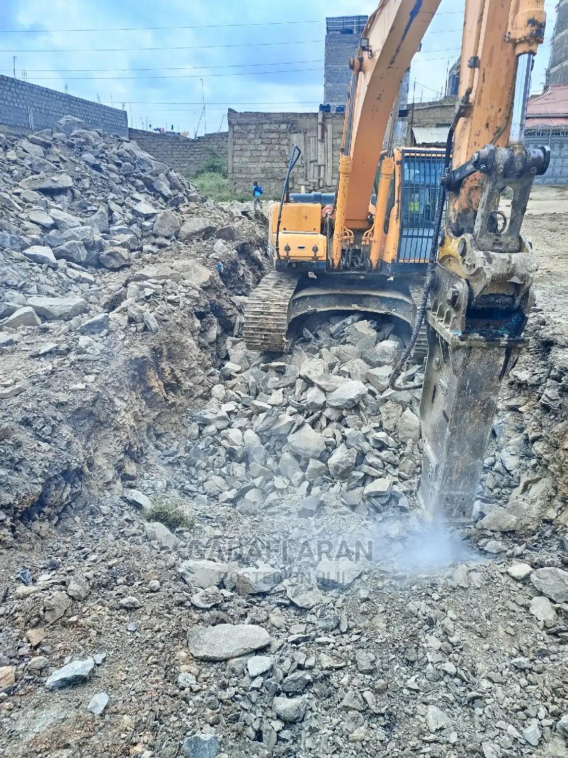 Excavators and Trucks for Hire