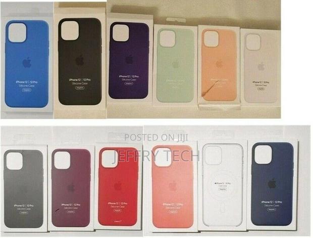 Apple Silicone Case With Magsafe for iPhone 12 Pro/12 - Colo - main view