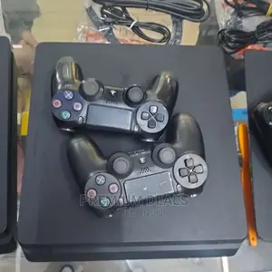 Ex Uk Ps4 Slim Console With Two Pads
