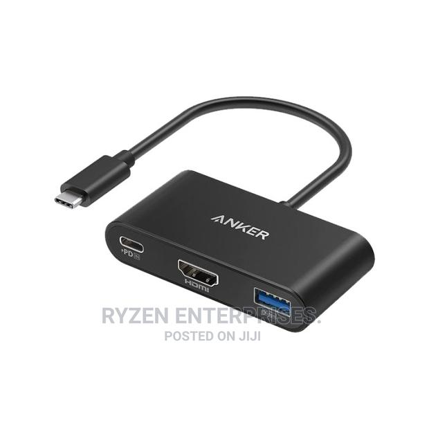 Anker Powerexpand 3-in-1 USB-C PD Hub - Gray