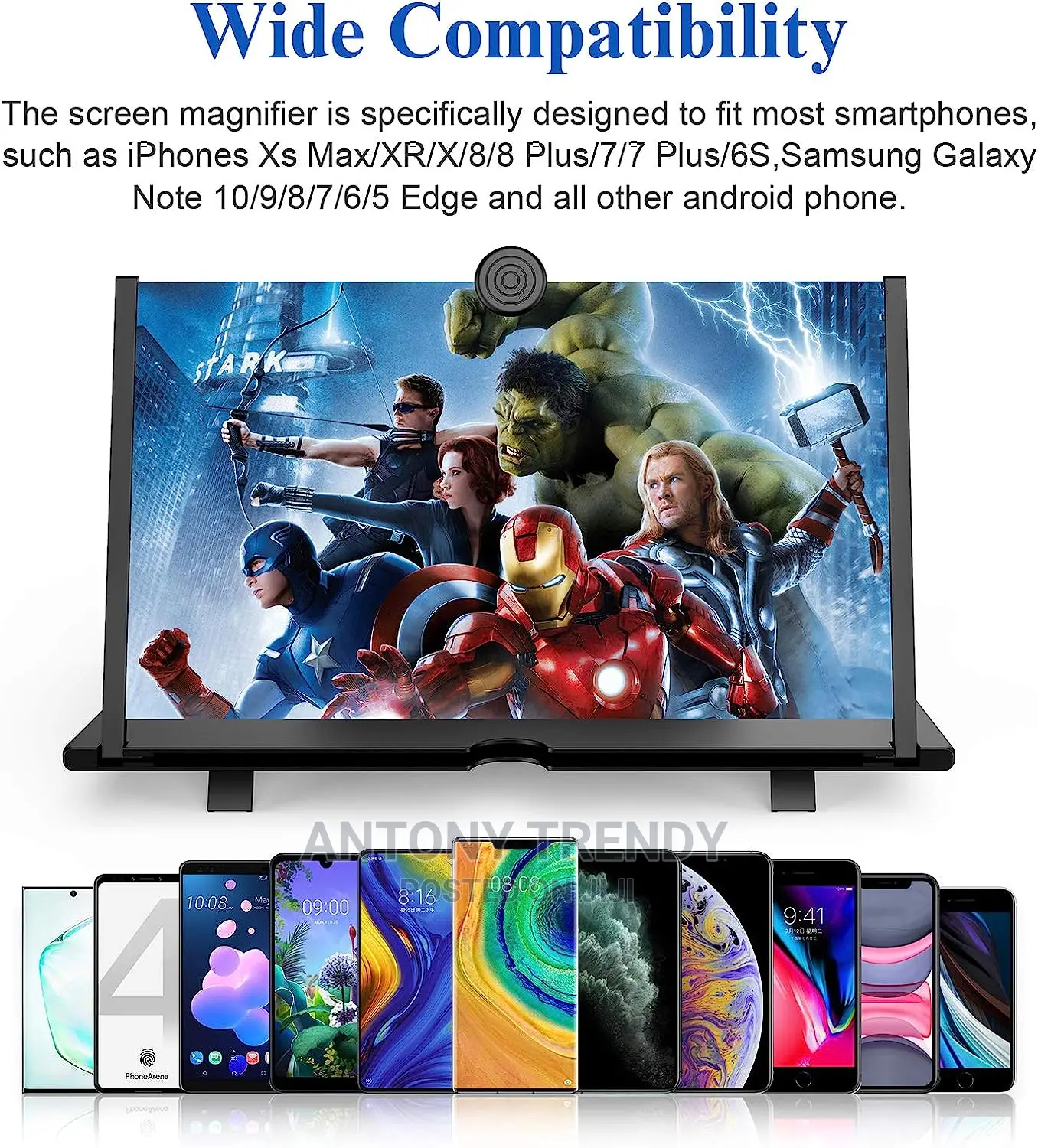Fanlory 3D HD Magnifying Projector Screen Enlarger