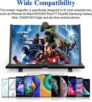 Fanlory 3D HD Magnifying Projector Screen Enlarger