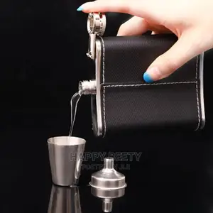  *Jack Daniel's Branded Whiskey Flask With Two Stainless