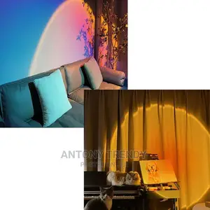 16 Colors Night Light 360° Rotation Rainbow Lights