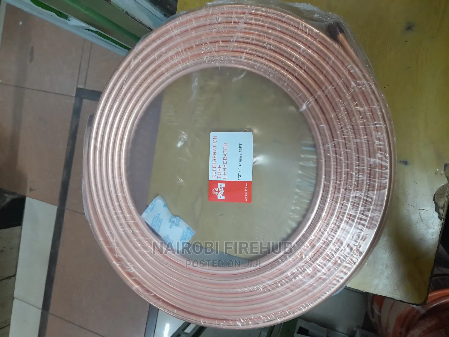 Refrigeration Copper Pipe 1/2 Inches
