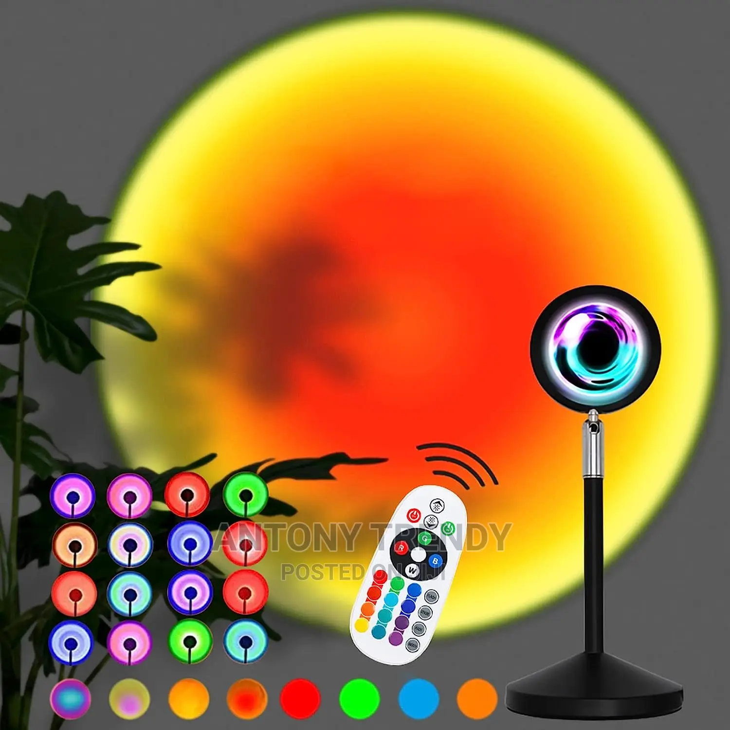 Sunset Projection Lamp Sunset Projector Night Light APP