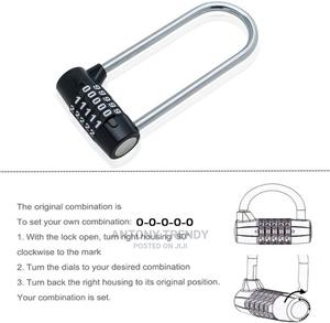 ORIA 5 Digit Security Padlock, Resettable Combination - thumbnail 2
