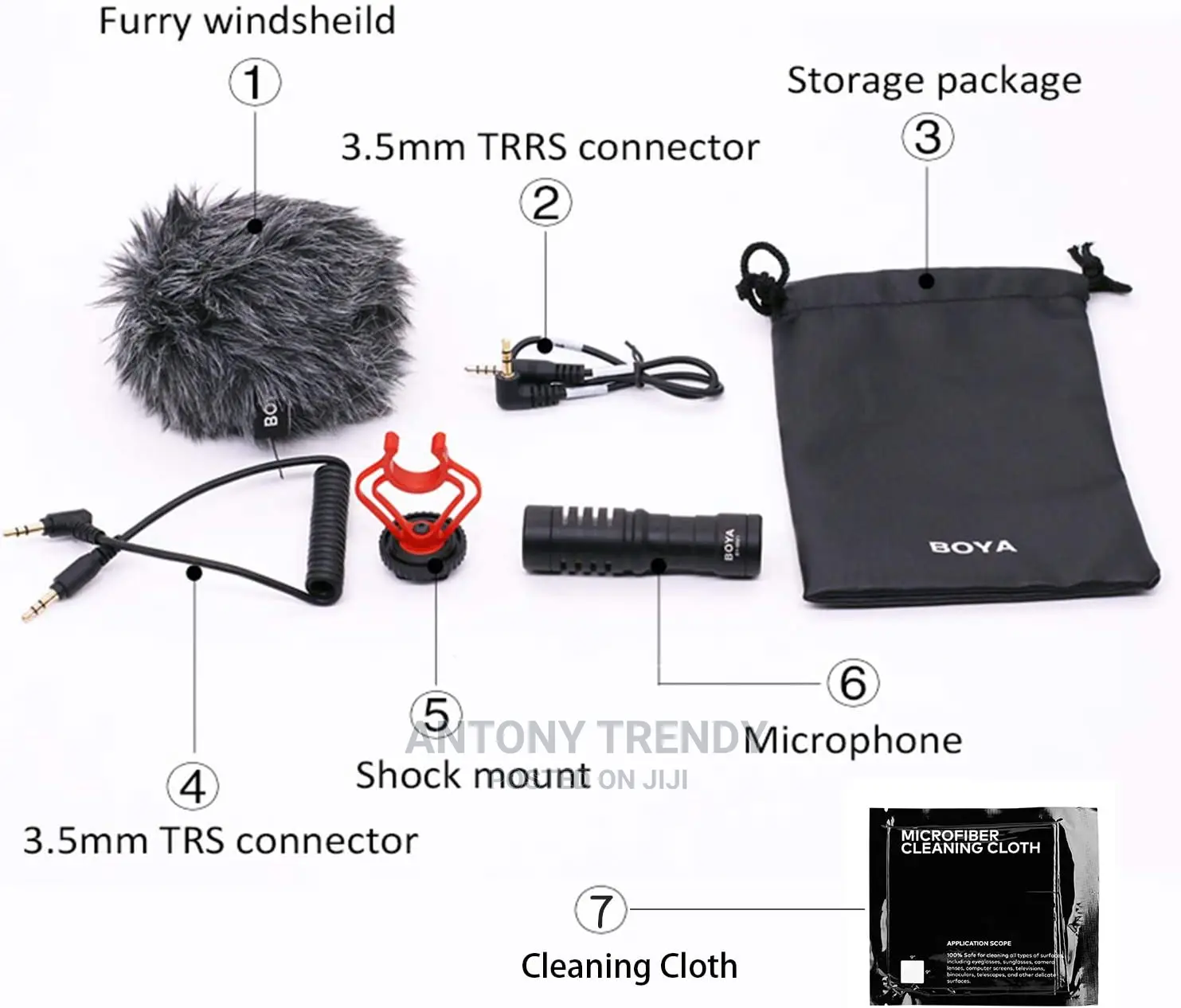 Boya-Mm1 Wired Condenser Shotgun Microphone Trip Vlog