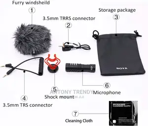 Boya-Mm1 Wired Condenser Shotgun Microphone Trip Vlog