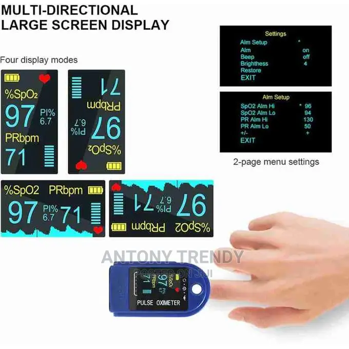 Fingertip Pulse Oximeter Mini Spo2 Monitor
