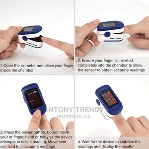 Fingertip Pulse Oximeter Blood Oxygen Saturation Monitor