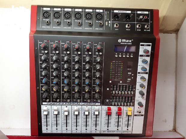 Max Professional 6 Channel Powered Mixer