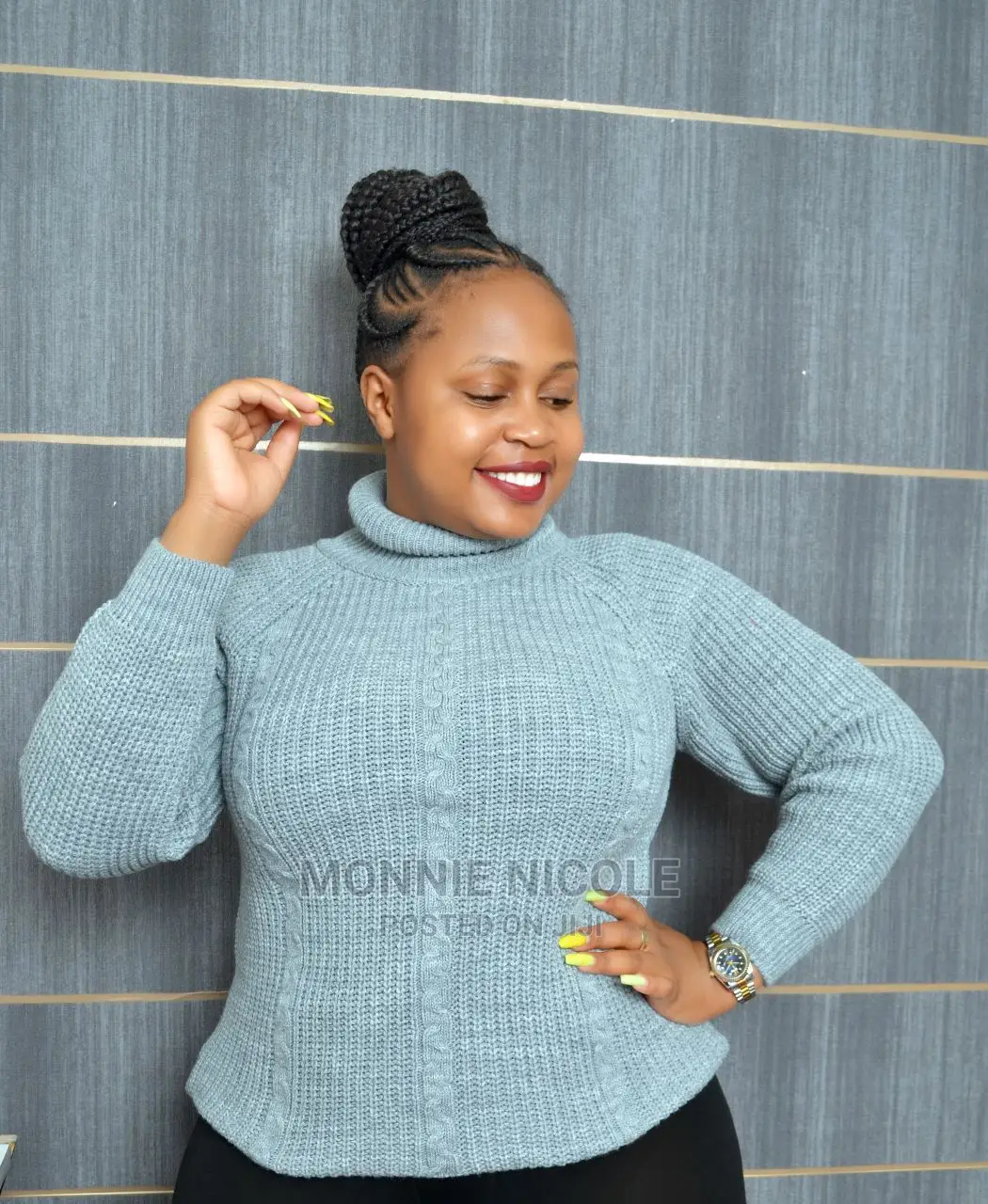 Orange Ladies Warm Sweater