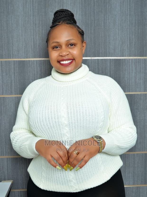 White Warm Ladies Quality Sweaters - main view