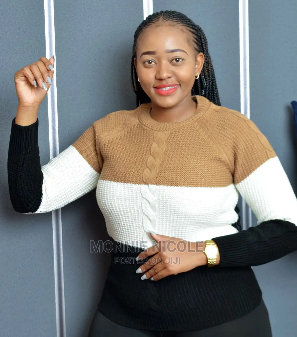 Stripped Ladies Sweaters