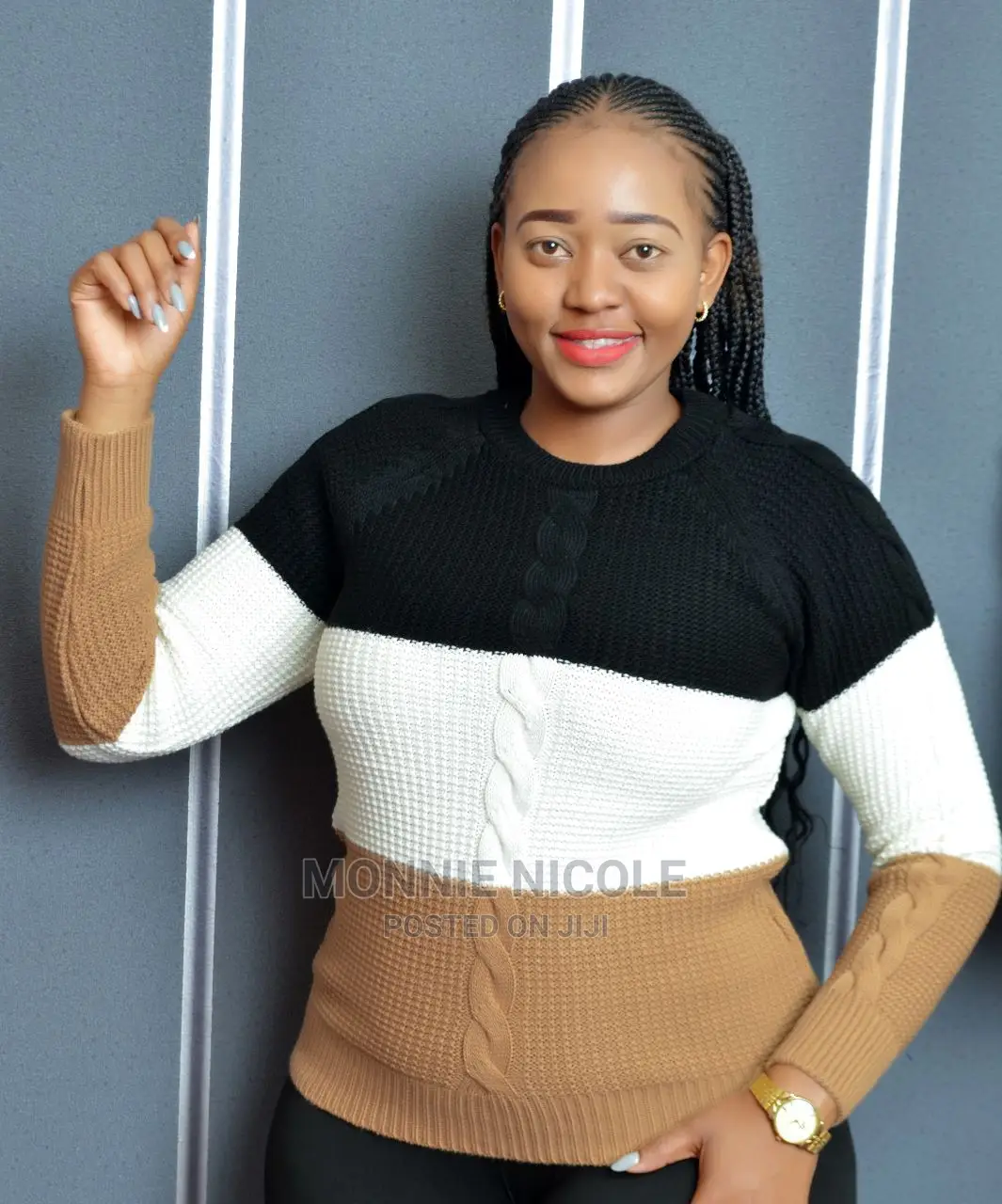 Stripped Ladies Sweaters