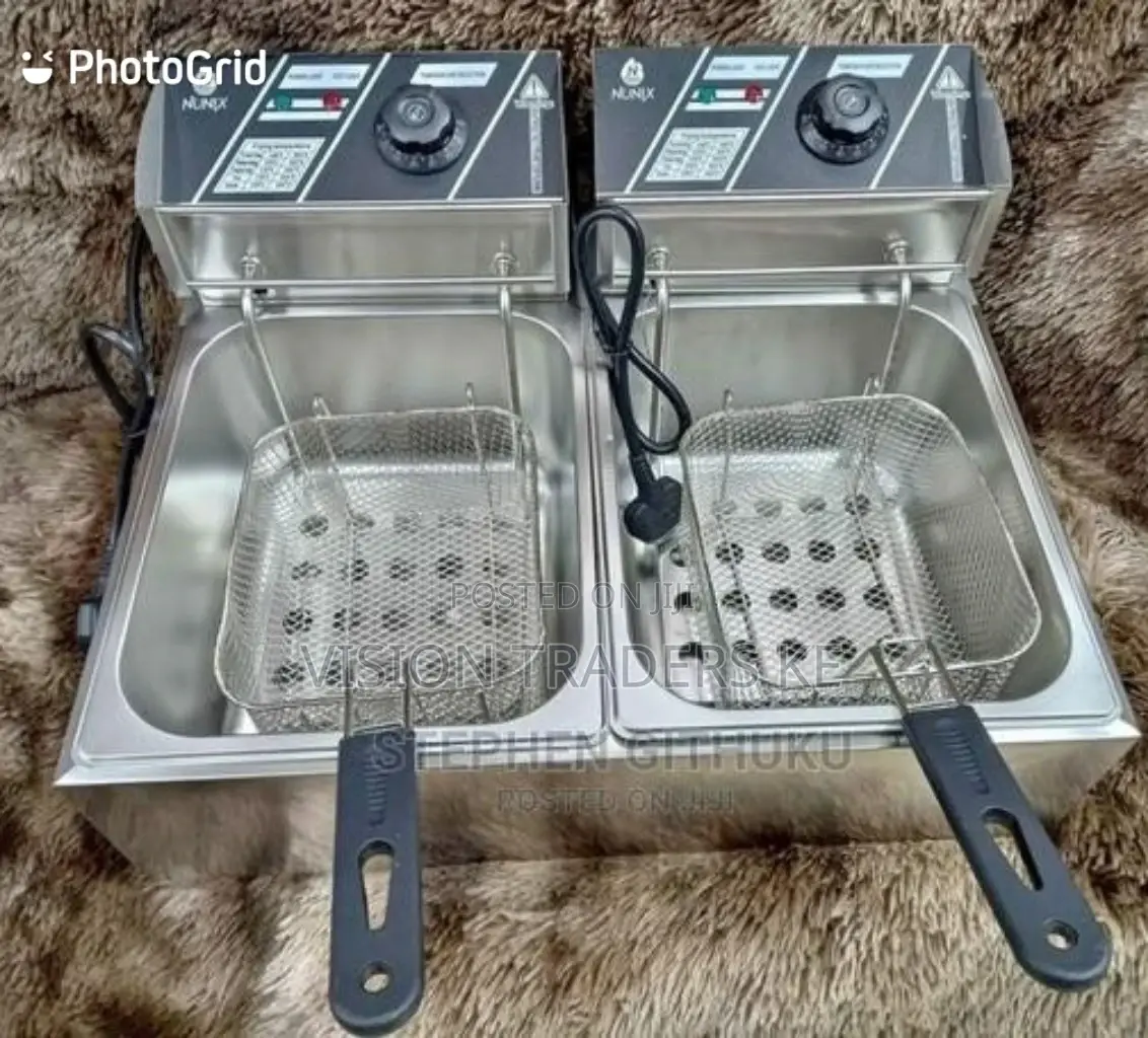 Nunix Double Chips Fryer Capacity 6L+6L