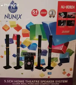 New Nunix Nu-9090a Deluxe Home Theatre System