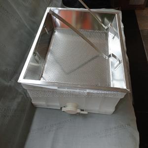 Large Plastic Uncapping Tub Stainless Steel Uncapping Tray - main view