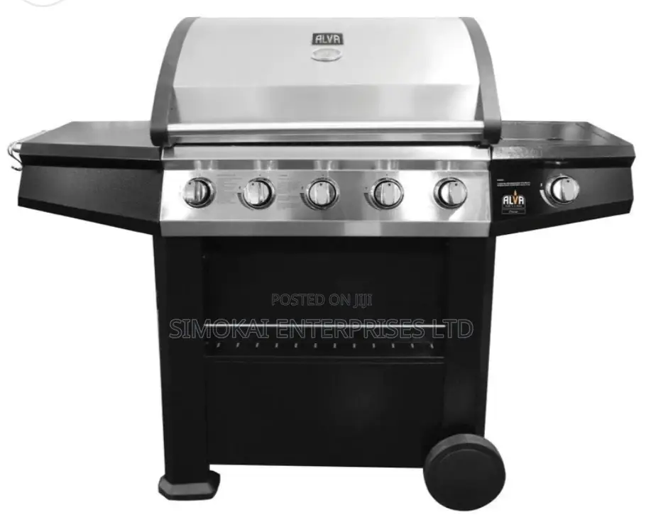 Finesse 5-Burner Stainless Steel Gas BBQ With Side Burner