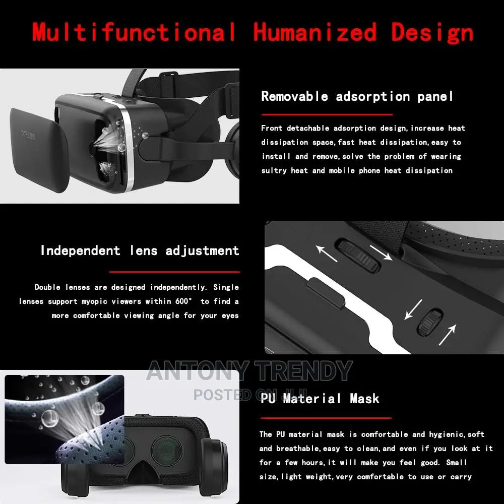 Vr Shinecon Virtual Reality Vr Headset 3d