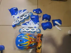 Blue Full Set Kids Skating Shoes