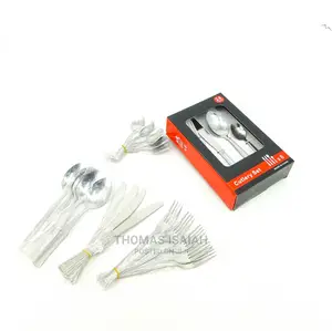 24PCS Cutlery Set Stainless Steel