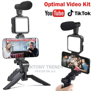 Generic Vlogging Kit Video for Youtubers, Phone, Camera
