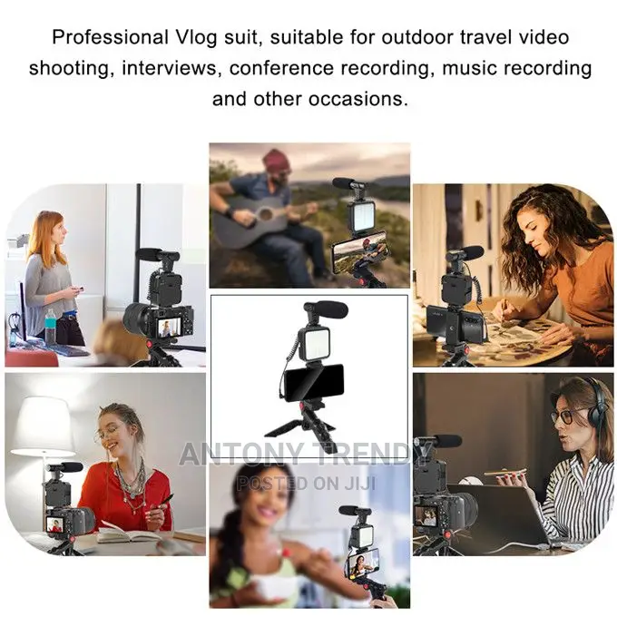 Vlogging Kit Video for Youtubers, Phone, Camera