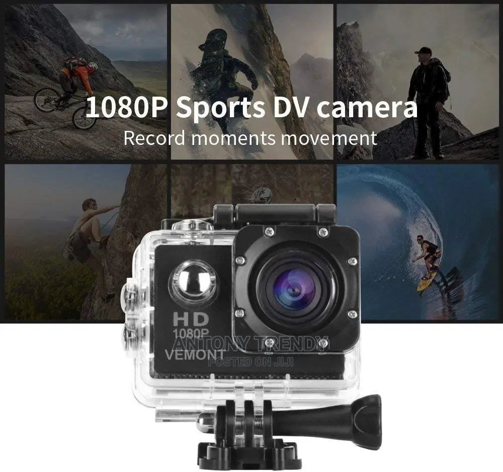 Underwater Helmet Sport Camera Sport DV 12MP