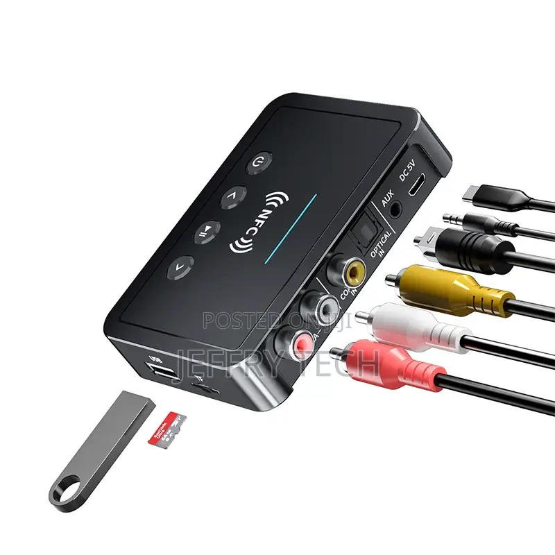 NFC Bluetooth 5.0 Transceiver Audio Play Adapter