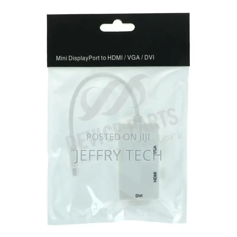 Mini Displayport to HDMI/VGA/DVI Adapter White