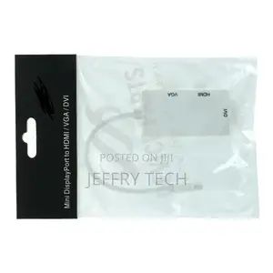 Mini Displayport to HDMI/VGA/DVI Adapter White