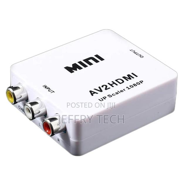 RCA Composite AV CVBS to HDMI Audio Video Mini Adaptor Full