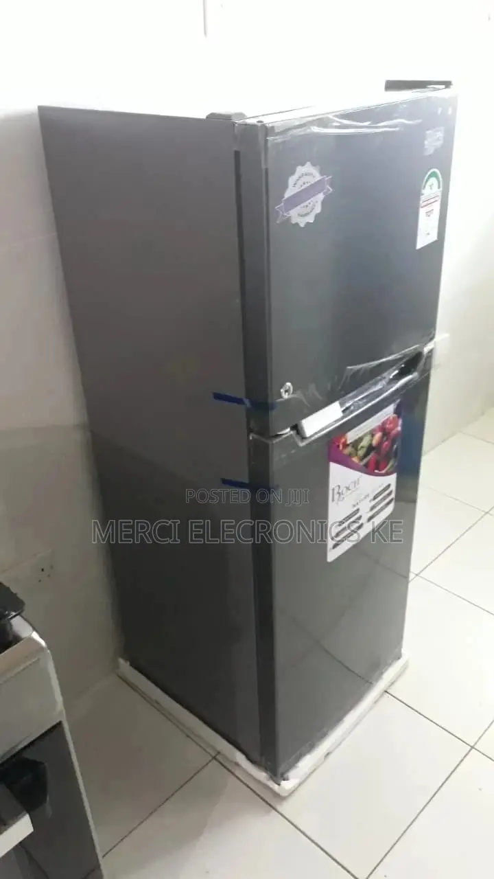 Roch RFR-175dt-I Double Door Fridge, 138l - Silver - Roch