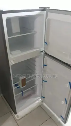 Roch RFR-175dt-I Double Door Fridge, 138l - Silver - Roch
