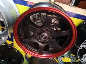 FEA Red 15 Inch Universal Rims Set